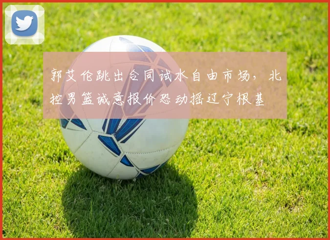 郭艾伦跳出合同试水自由市场，北控男篮诚意报价恐动摇辽宁根基